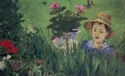 Edouard Manet Boy in Flowers oil painting artist